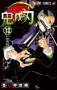 Genya on the Cover of Volume 13.