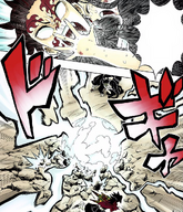 Tanjiro using Muzan's shockwave technique