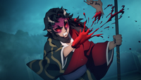 Sekido's hand is severed