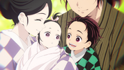 Tanjiro et Nezuko bébés