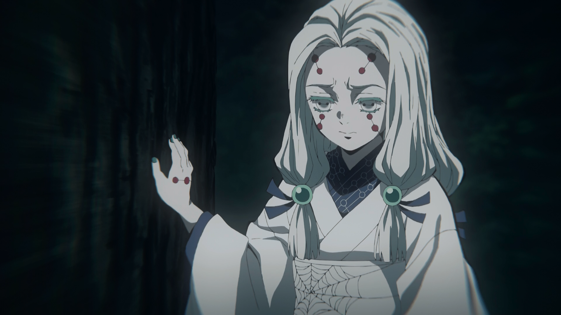 Anime Demon Slayer: Kimetsu no Yaiba Aranha Oni Ayaki Rui