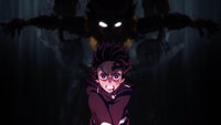 Zohakuten appears behind Tanjiro