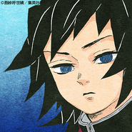 Colored manga panel.