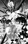 Demon Slayers attacking Muzan CH 139