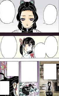 Kanao remembers Shinobu's warning about the backlash of Final Form: Equinoctial Vermilion Eye.