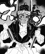 Haganezuka angry at Tanjiro for breaking his katana