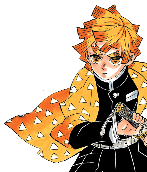 demon slayer desenho zenitsu