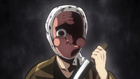 Tanjiro's imagination of Hotaru's anger over his broken blade