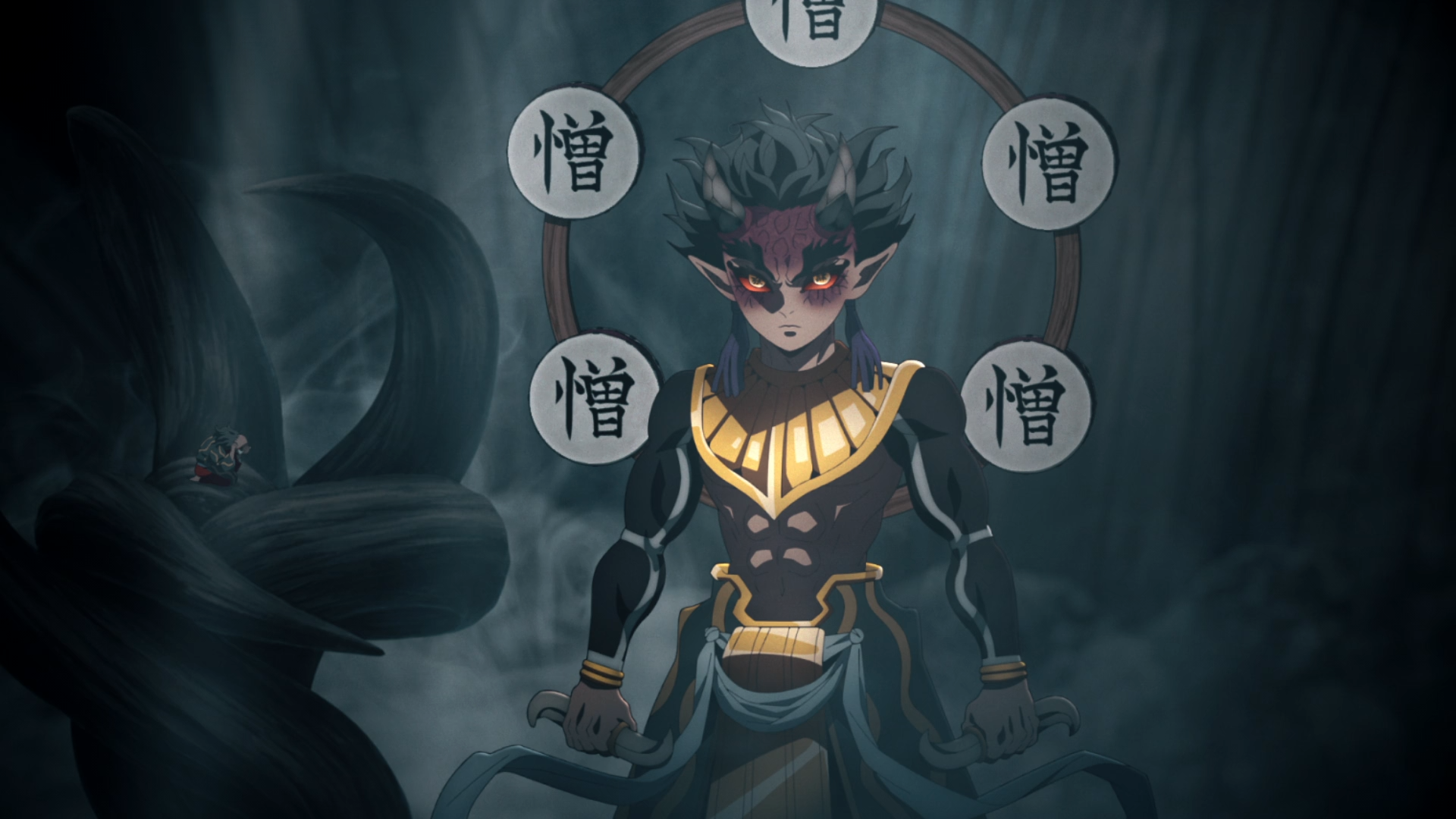 Nezuko Saves Tanjiro from Hantengu Final Form!