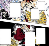 Doma correctly deducing Kanao's abilities and developing a counter-strategy mid-fight.