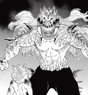 Inosuke facing the Father Spider Demon.