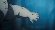 Gyokko uses Water Prison Pot to trap Muichiro.