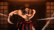 Kyogai using rapid drumming