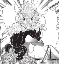 Inosuke tramples Teruko