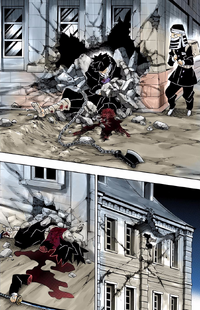 The Hashira are knocked down by Muzan