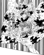 Zenitsu gets out of the wreckage CH93