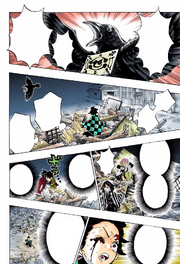 Tanjiro relieved to see Mitsuri, Obanai, and Giyu safe