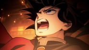 Giyu calls to Tanjiro as he falls.