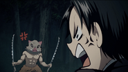 Inosuke and Murata bicker.