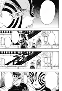 Kokushibo wished Akaza luck before departing from the meeting.