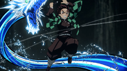 Tanjiro using Tenth Form: Constant Flux.