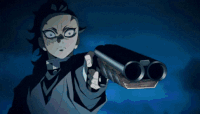 Genya attacking Sekido and Karaku