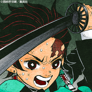 Colored manga icon .