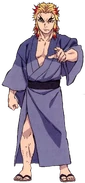 Shinjuro's full appearance in the anime.