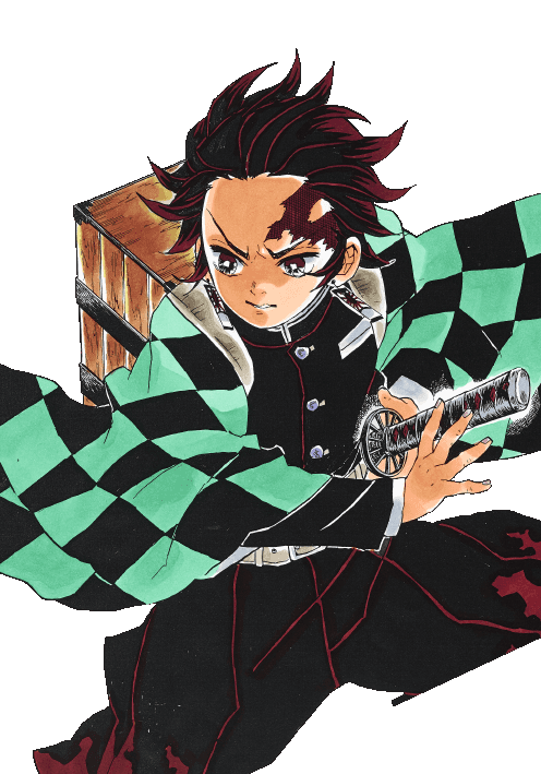 Páginas a color del manga. - Kimetsu No Yaiba Latino