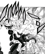Inosuke bursting through the windows