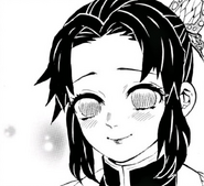 Shinobu smiling at Kanao CH131
