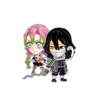 Obanai Iguro & Mitsuri Kanroji in Jumputi Heroes