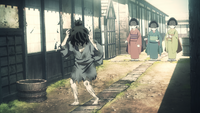 Gyutaro's life of abuse