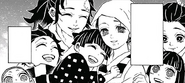 Tanjiro's memory of his family.