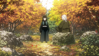 Tetsuido speaks with Muichiro