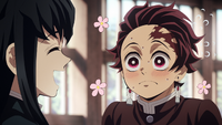 Tanjiro in disbelief to learn he can proceed