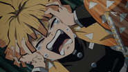 Zenitsu's fright of the Spider Demon