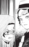 Tanjiro se encuentra con Muzan.