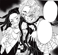 Nezuko getting kidnapped by Rui.