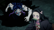 Swamp Demon about to attack Nezuko.