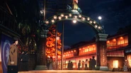 Yoshiwara, Tokyo Entrance.png (1,36 МБ) Вход в в ночное время.