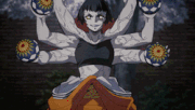 Susamaru attacking Tanjiro.gif