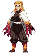 Дизайн Кёджуро в аниме.