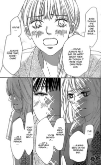Sawako cries over Ayane's self-loathing