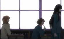 Ayane notices that Sawako is misunderstood