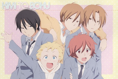 big postcard promo Kimi to Boku anime Asaba Yuuta Yuta Yuuki Yuki Kaname  Shun