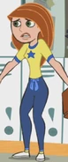 Yellow shirt with blue star, blue pants