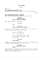 CrushFirstPagesScreenplay.jpg (94 KB) The first scene of Crush from the original screenplay, as posted by Bob Schooley on his Twitter account.