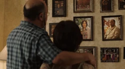 The photos on the "don't touch" wall