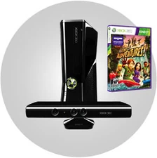 The new Xbox 360 comes equipped with a 250GB hard drive and the Kinect sensor.